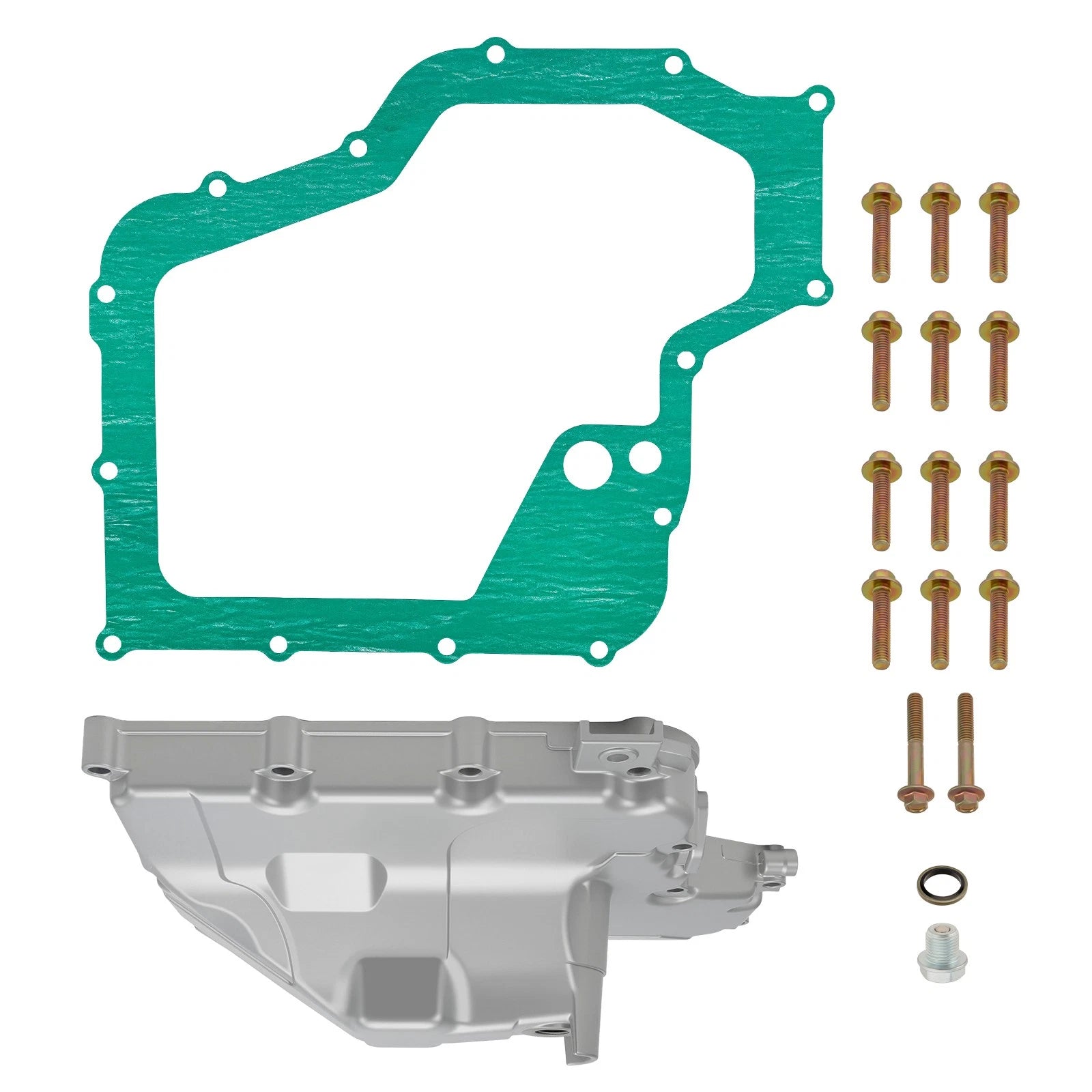 Oil Pan & Gasket & Drain Plug & O-Ring for Suzuki B-King 1300 (2008)