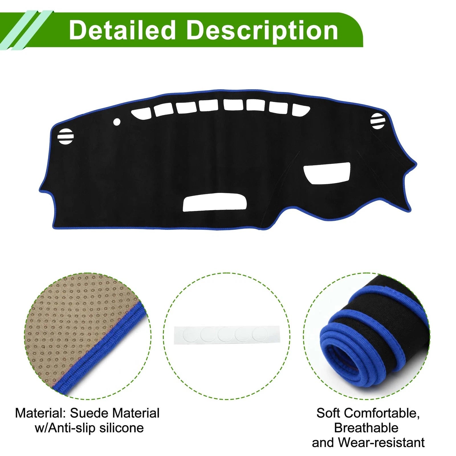 Dashboard Dash Cover Mat Sun Protector for Mazda CX-3 (2016–2022)