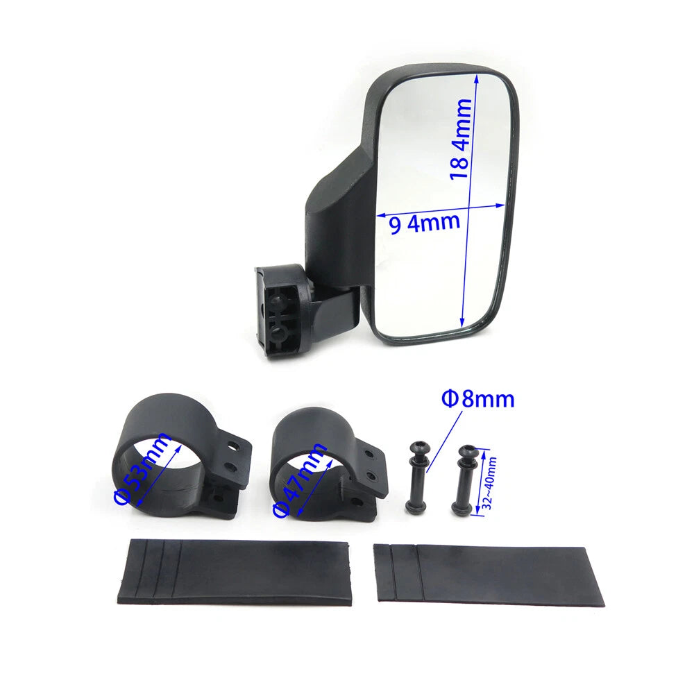 Mirror Set for UTV (1 5/8" - 2" Grab Handle)