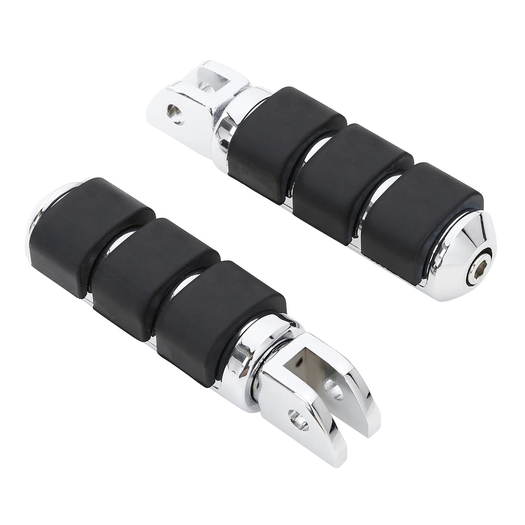 Chrome Footpegs Bracket for Harley Low Rider (2018–2025)
