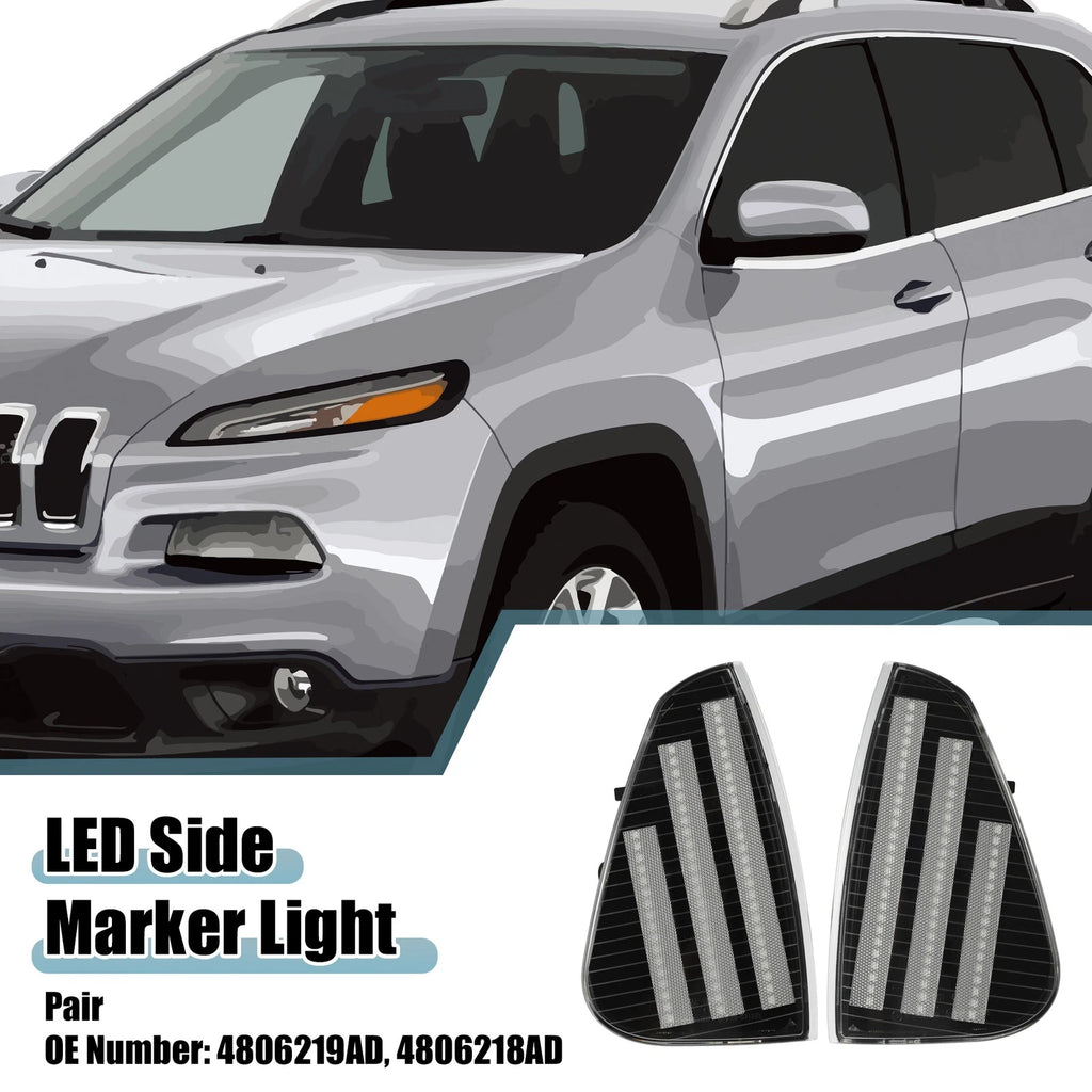 LED Side Marker Lights Pair Replacement for Dodge Charger (2006–2023)