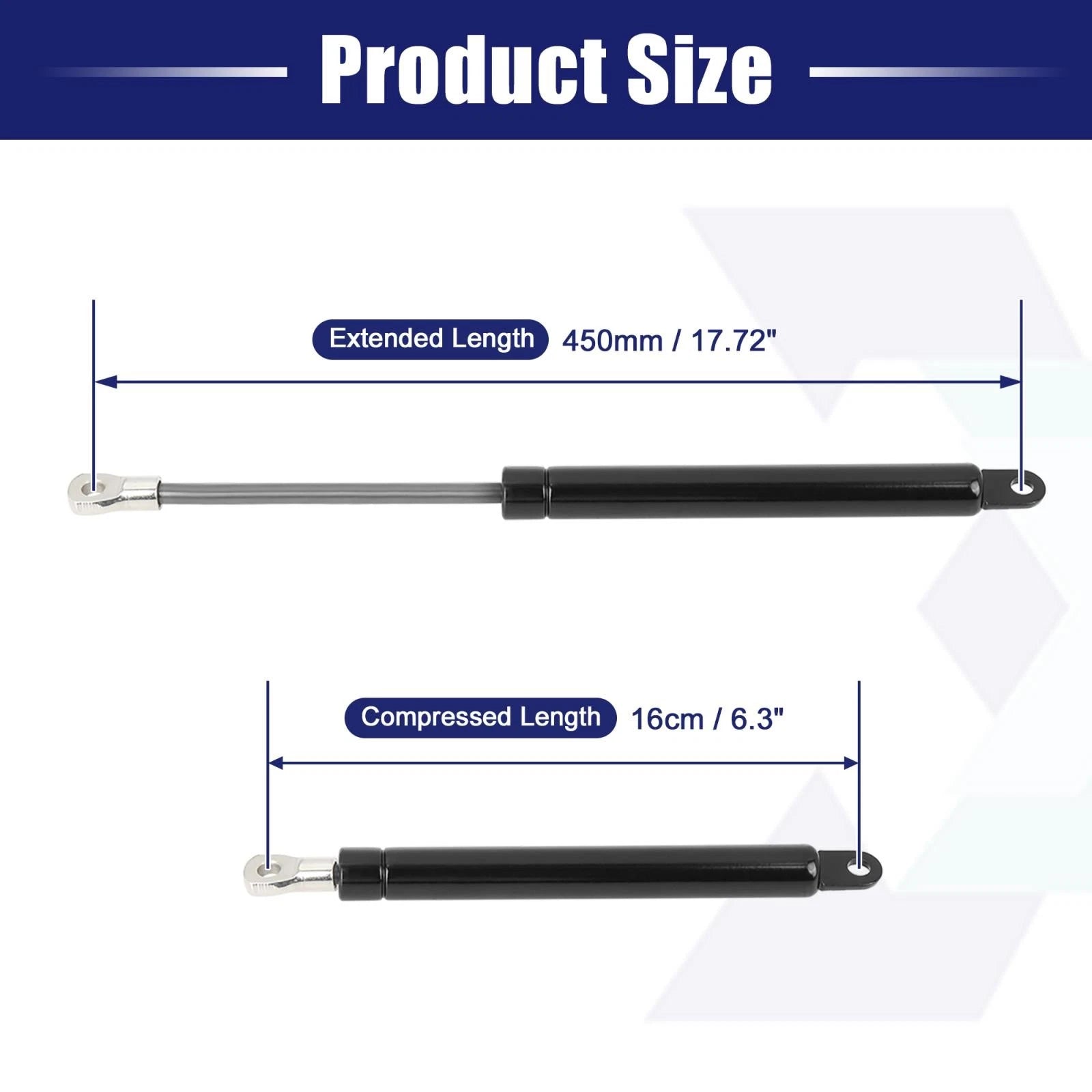 Front Hood Lift Supports Struts Shocks Gas Spring Replacement for BMW 325i (1992–1993)