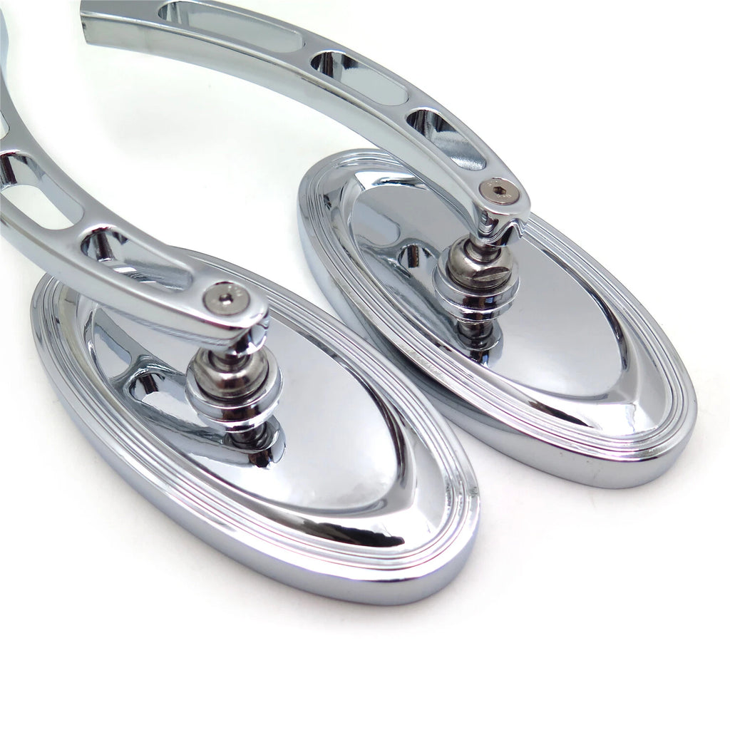 Custom Chrome Mirrors for Harley Softail Fat Boy (1990–2023)