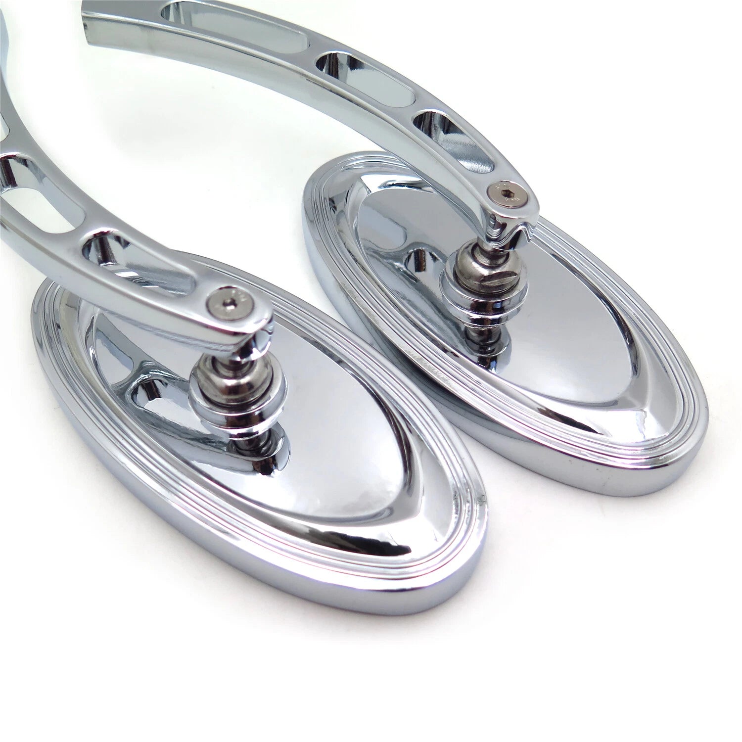 Custom Chrome Mirrors for Harley Softail Fat Boy (1990–2023)