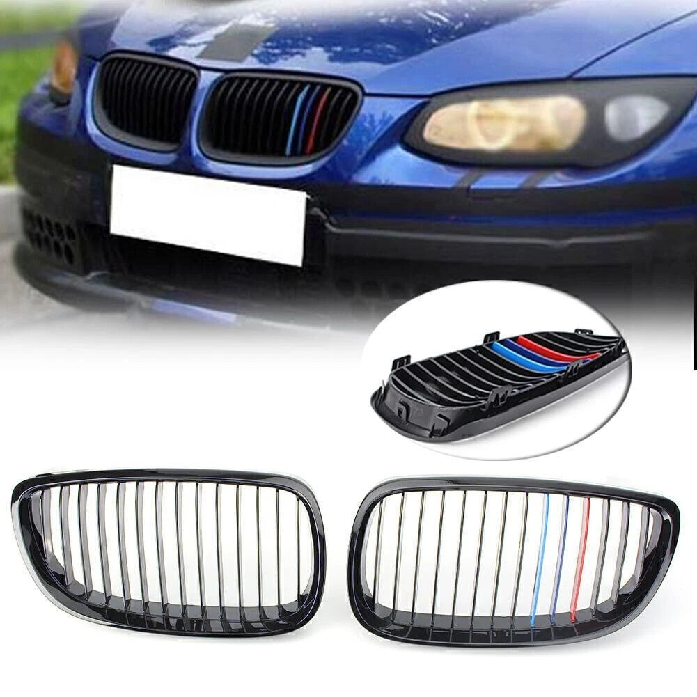 Front Upper Bumper Mesh Grille for BMW 3-Series E92 E93 (2007–2010)