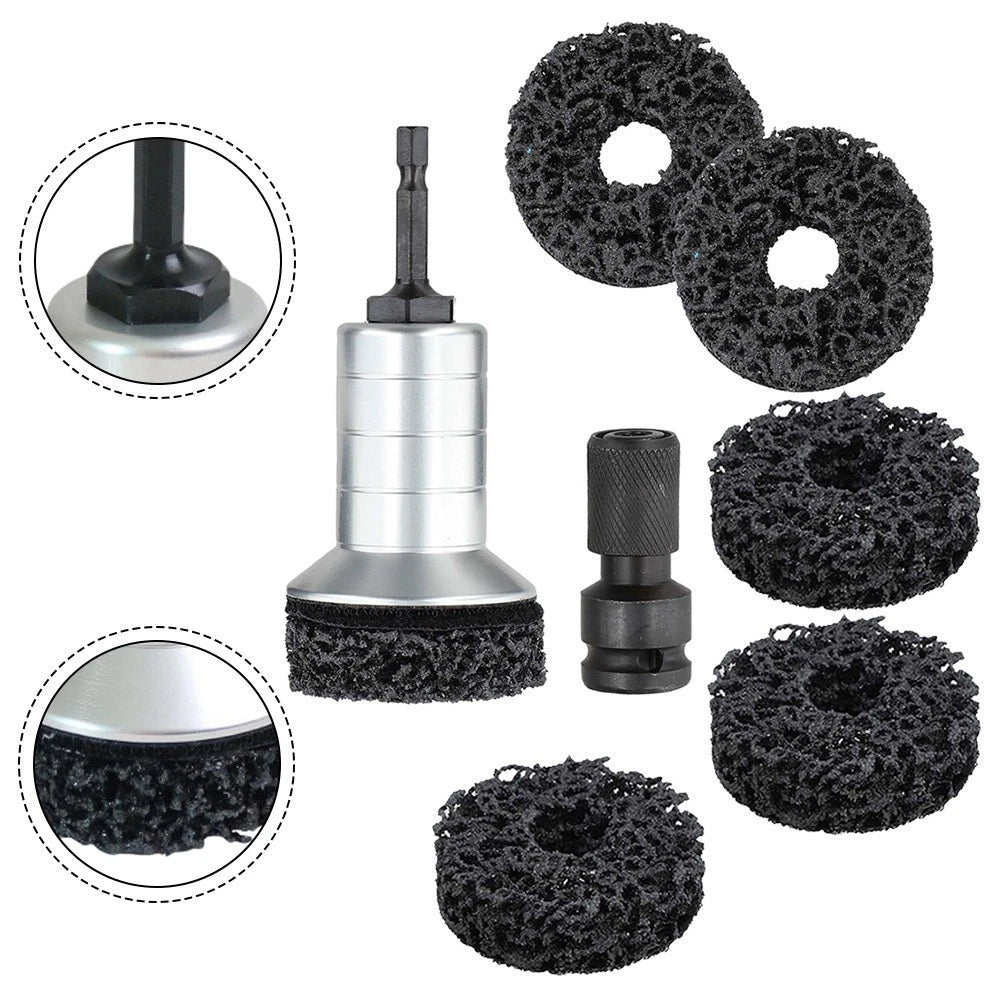 Dual-use Connector Axle Head Grinding Rust Removal Tool Effective Rust Removal