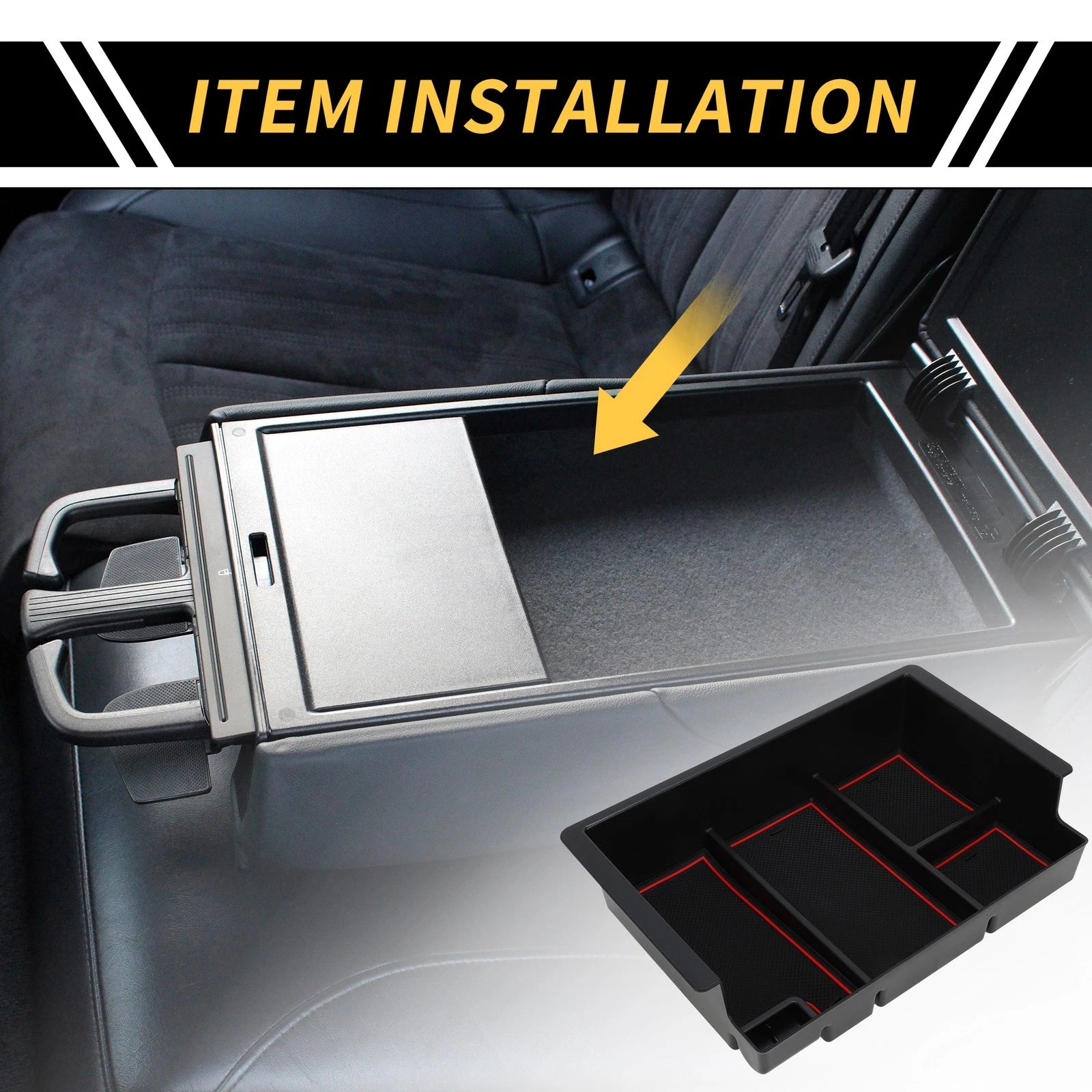 Center Console Organizer Tray Replacement for Chevy Silverado GMC Sierra (2014–2024)
