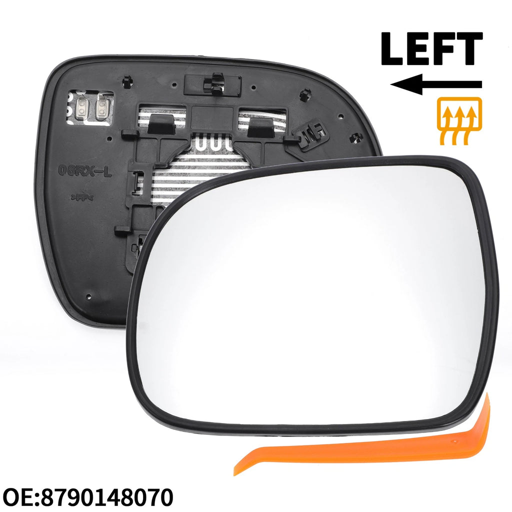 Heated Left Side Mirror Glass Replacement for Lexus RX330 (2006–2009)