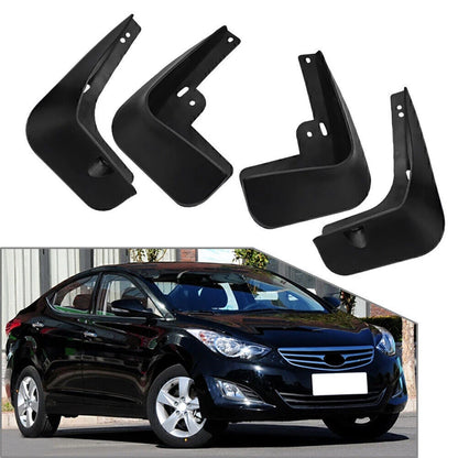 Set of 4 Mud Flaps Splash Guards for Hyundai Elantra (2011–2016)