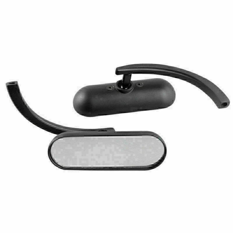 Pair of 8mm/10mm Motorcycle Handlebar Side Rearview Mirrors for Chopper Cruiser