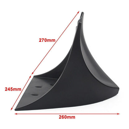 Matte Black ABS Chin Fairing Spoiler Mudguard for Harley Dyna (2004–2017)