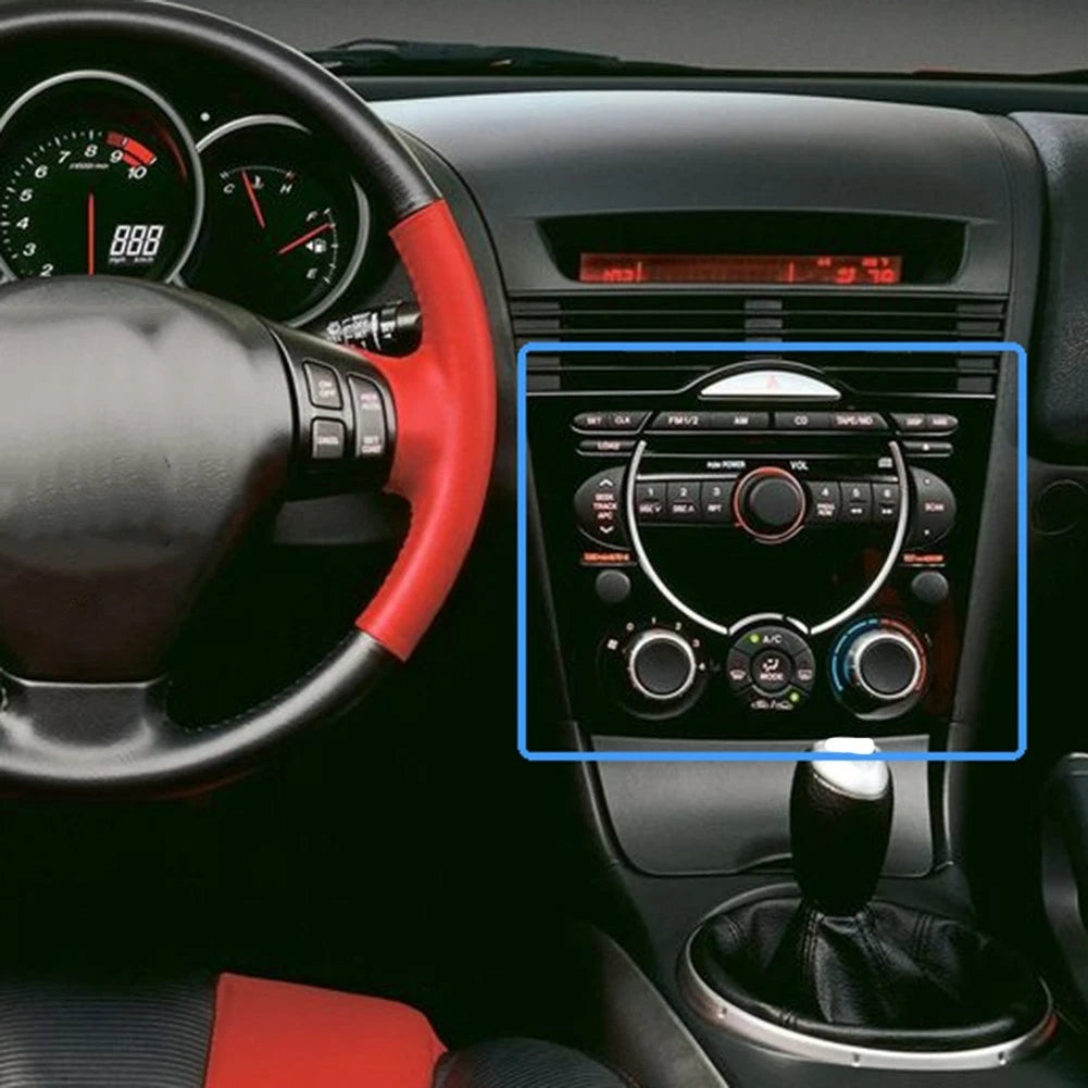 Fascia Panel 7 Inch for Mazda RX8 (2003–2008) ABS Plastic Dash Kit