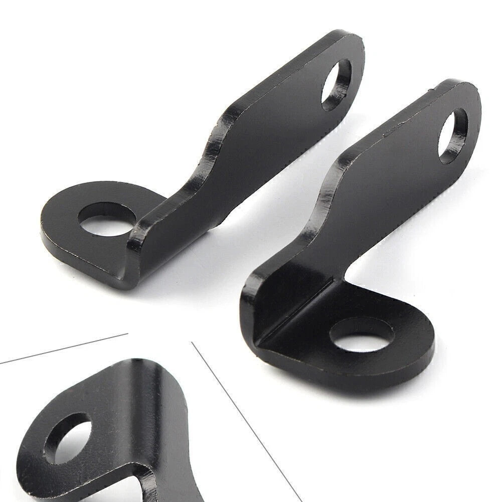 2X Fork Clamp Turn Signal Light Mount Bracket for Harley Motorcycle