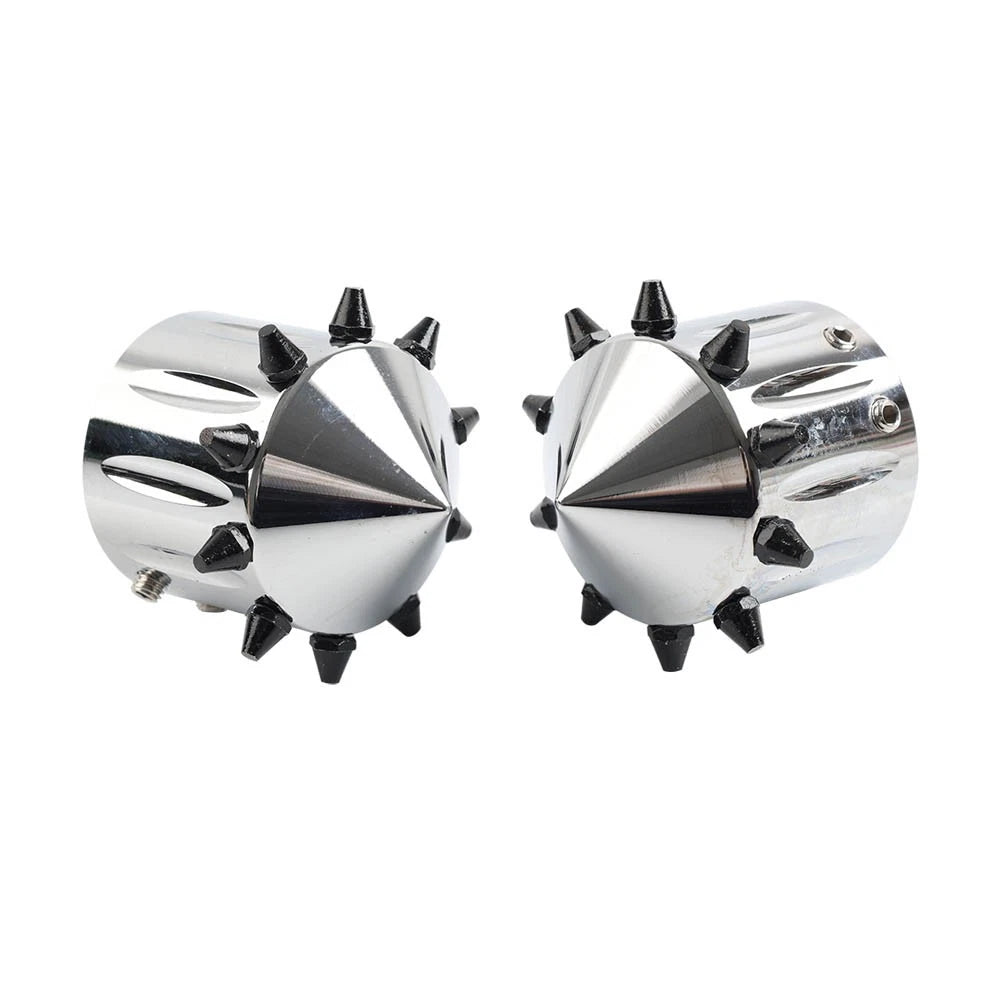 CNC Cut Front Axle Cap Nut Covers for Harley Touring Road King Street Glide