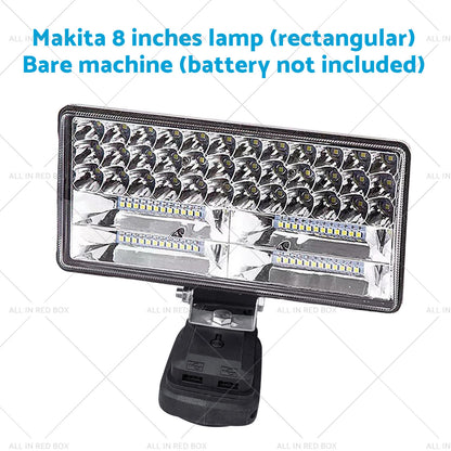 LED Work Torch for Makita 18V Battery (Compatible with 2USB)