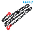 3/8" × 10 Ft G80 Tie Down Tow Chain with Hooks for Universal Use (7100 lbs)
