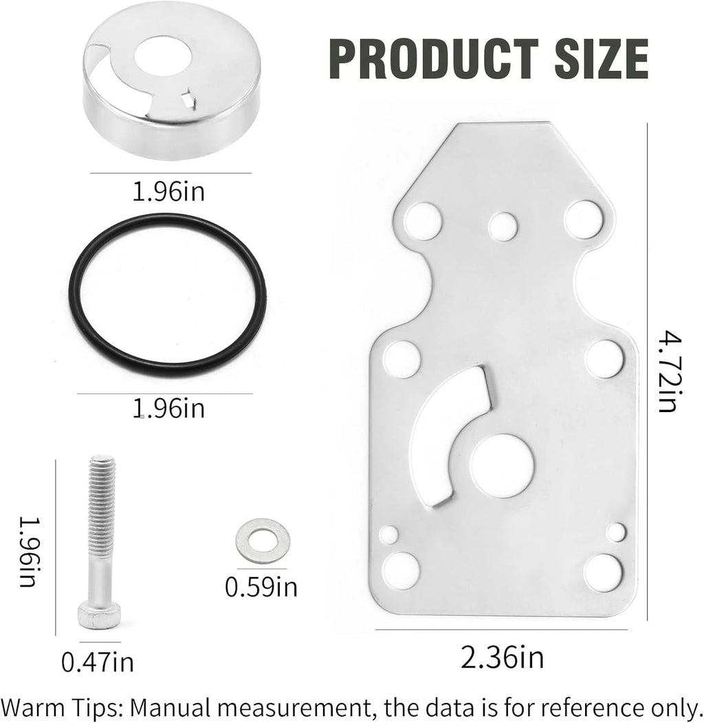 Water Pump Repair Kit 68T-W0078-00 for Yamaha 4-Stroke 6 8 9.9 HP Outboard