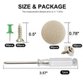 60 Pack Roof Repair Kit for Automotive Headliner Retainer Pins with Rivets