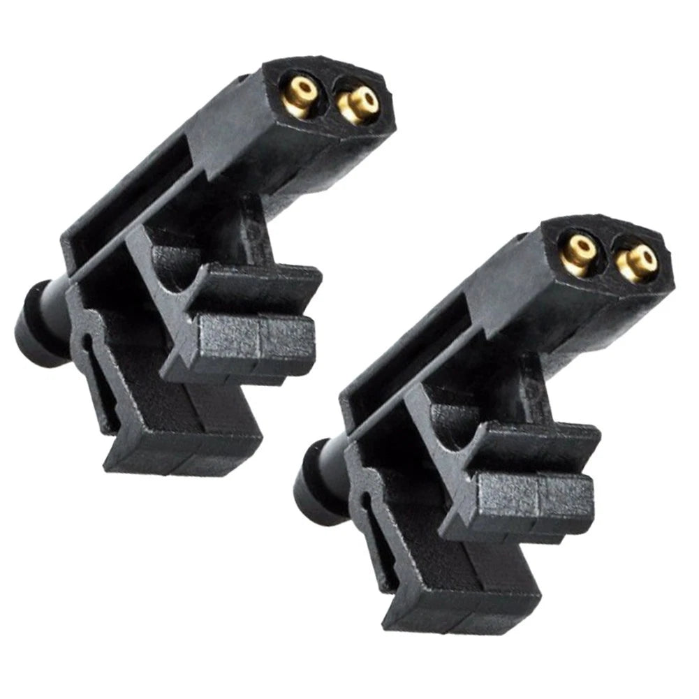 Windscreen Washer Jets for - Black ABS
