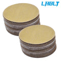 100 Pack 5" 120 Grit Hook Loop Sanding Discs NO-Hole Sand Paper