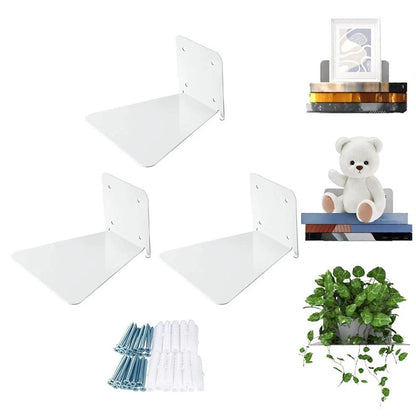 Floating Bookshelf Set of 3 for Home Decor (No Part Numbers)