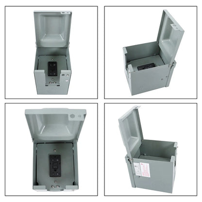 3R Enclosure 20 Amp GFCI Receptacle for Outdoor Outlet Box