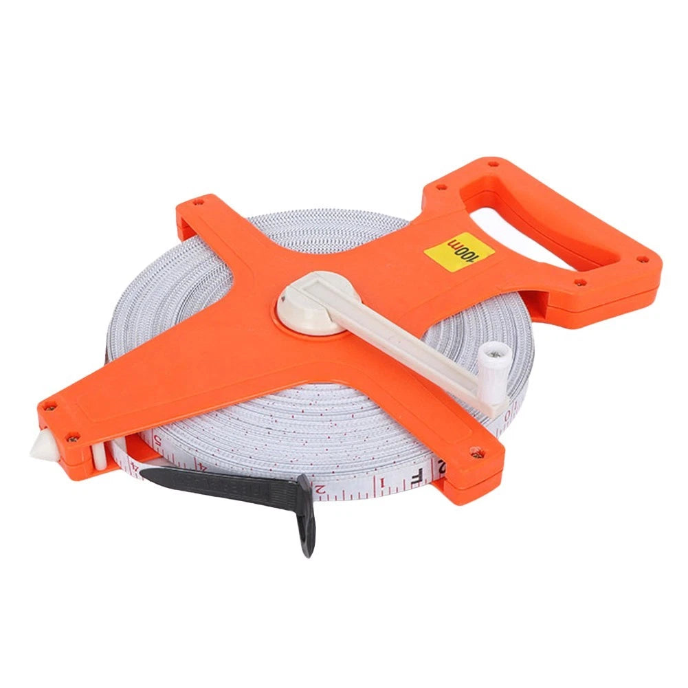 100m Measuring Tape with Comfortable Hand Crank Design