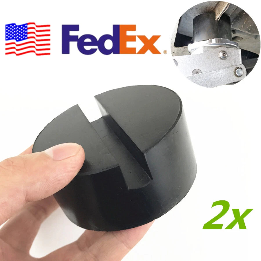 2X Rubber Floor Jack Pad Lift Adapter for Auto Shop Accessories