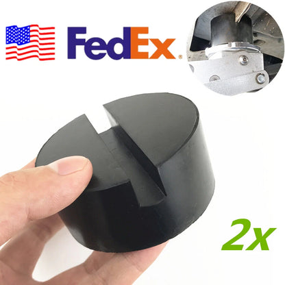 2X Rubber Floor Jack Pad Lift Adapter for Auto Shop Accessories