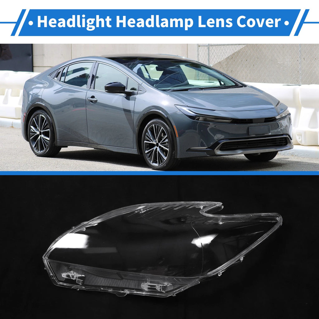 Headlight Lens Cover Front Left Replacement for Toyota Prius (2010–2012)