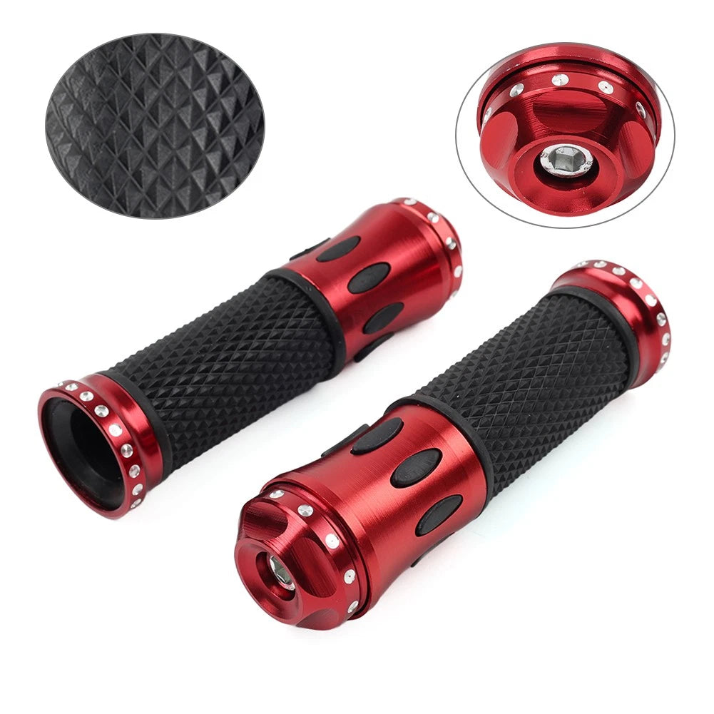 7/8" Red Handlebar Grips for Suzuki Yamaha Honda