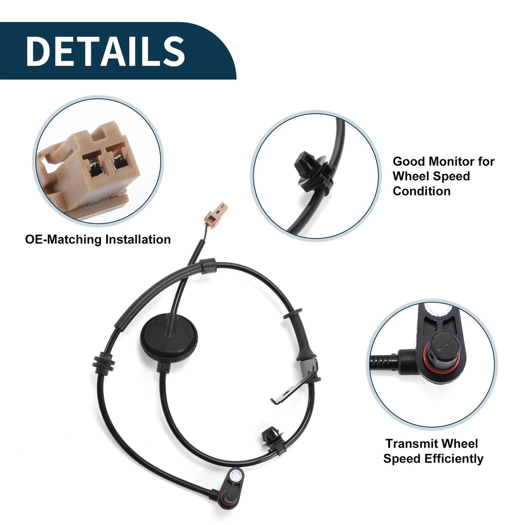 ABS Wheel Speed Sensor No. 599301W000 for KIA RIO (2012–2017)