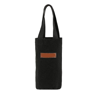 Canvas Protective Water Bottle Bag for Insulated Mugs and Glass Cups