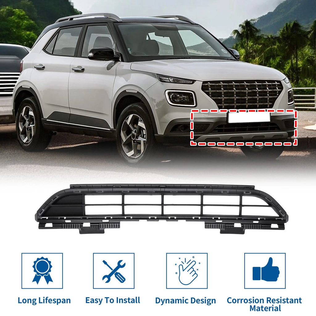 Lower Grille Front Bumper Grille Replacement for Hyundai Venue 2020-2022