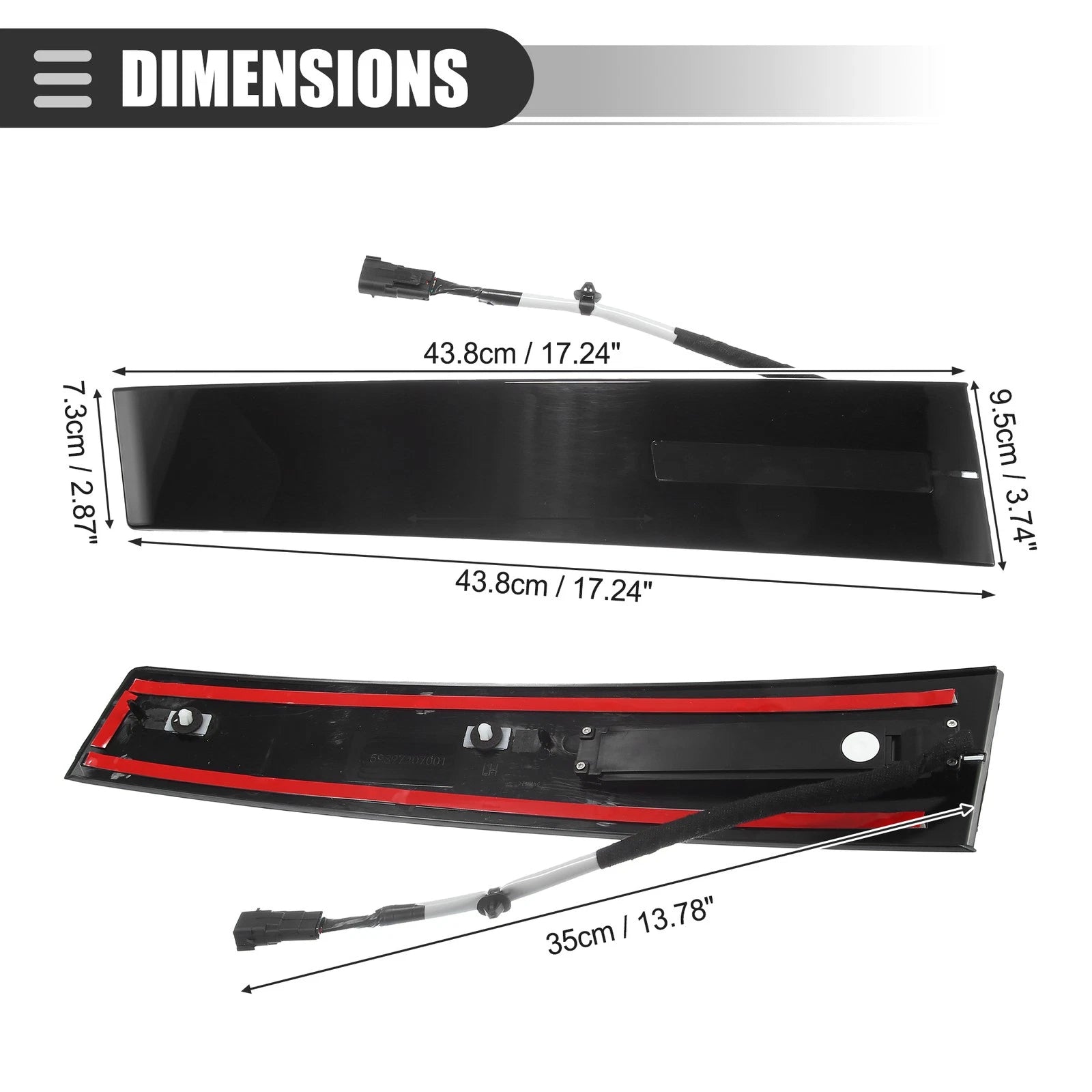 B Pillar Trim Left Side for Ford Explorer (2011–2019)