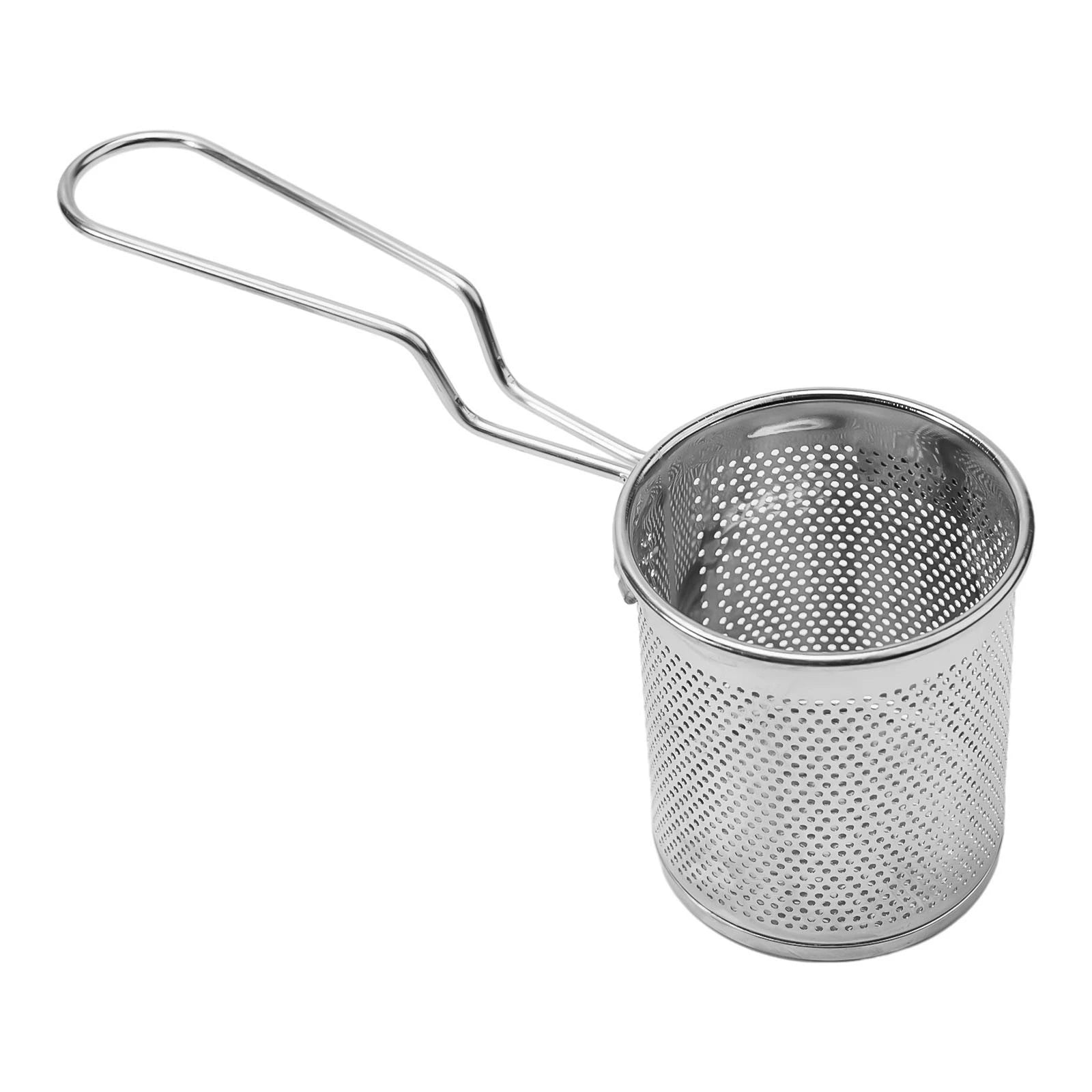 Stainless Steel Mesh Strainer for Cooking and Straining Tasks