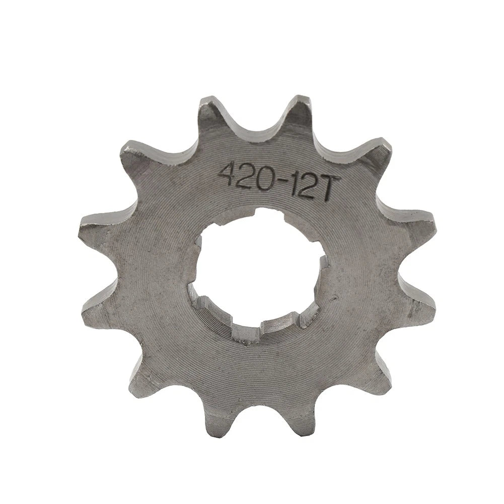 420 Chain 20mm 12T Front Sprocket For ATV Pit Bike 110cc 125cc 140cc