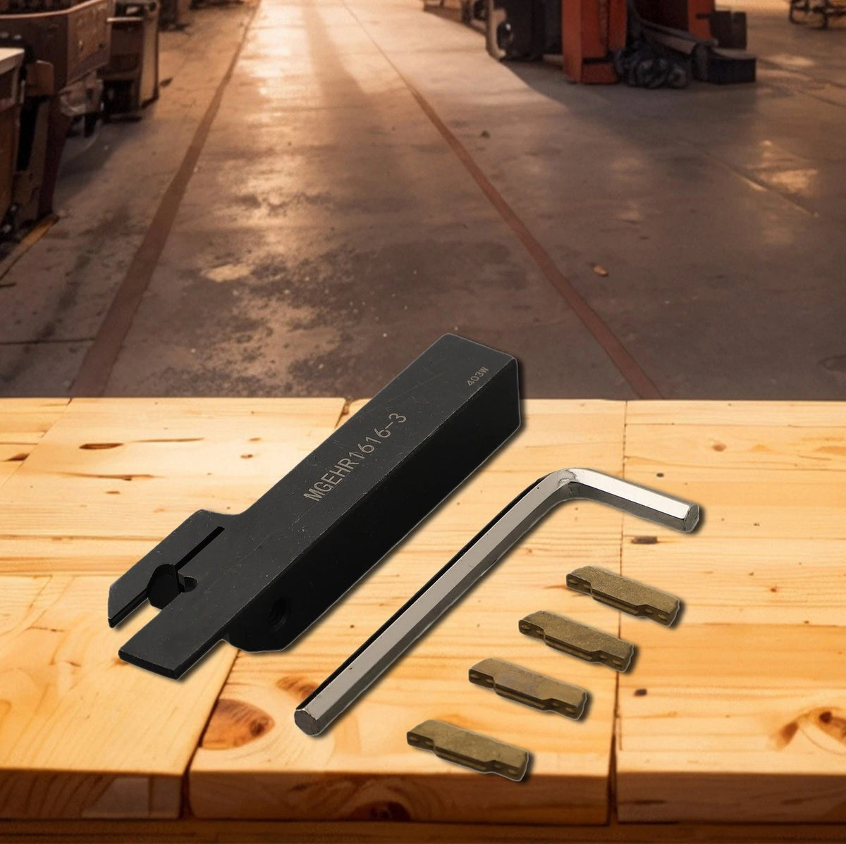 Set of 1 Turning Tool Holder Carbide Insert 100mm 18mm Insertion Accessories