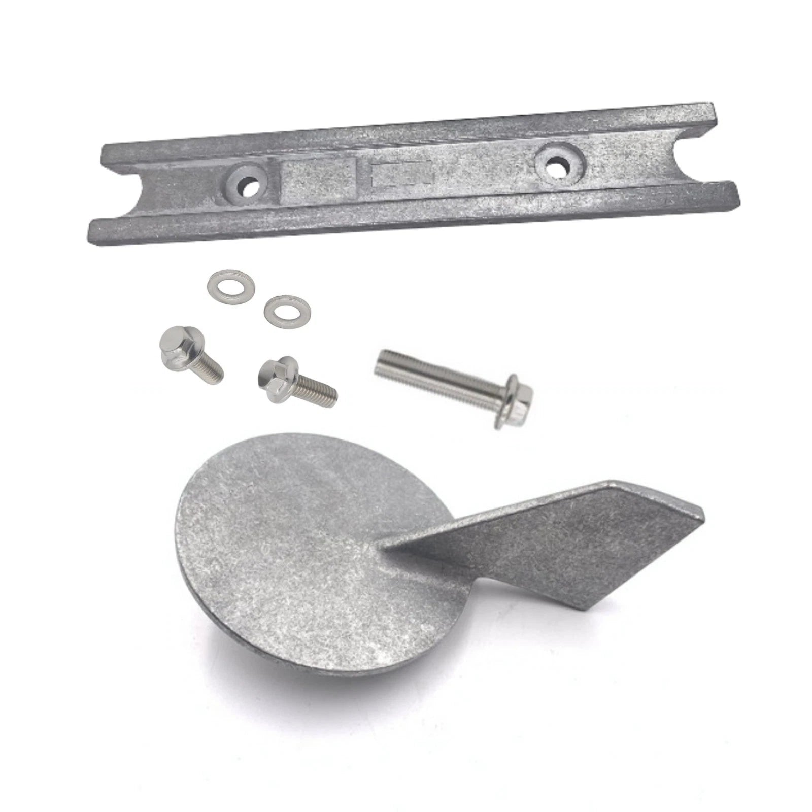 Trim Tab & Bracket Anode for Yamaha F75 F80 F90 F115 (1999–2023) 67F-45371