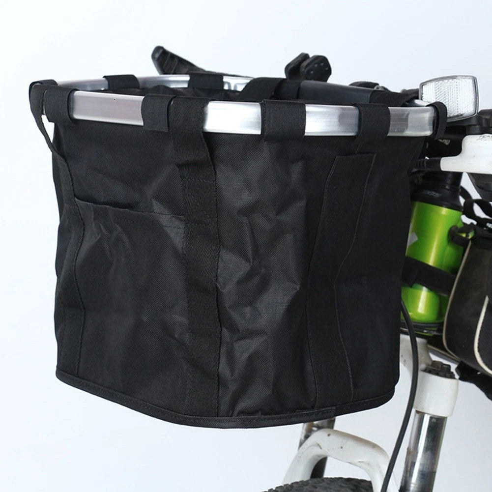 Waterproof Foldable Bicycle Basket for Front Mount (36x24x26cm)