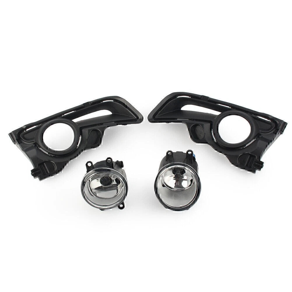 Front Bumper Fog Lights Kits Switch Wire Covers For 2017-2019 For Toyota Kluger