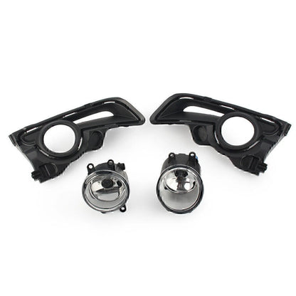 Front Bumper Fog Lights Kits Switch Wire Covers For 2017-2019 For Toyota Kluger