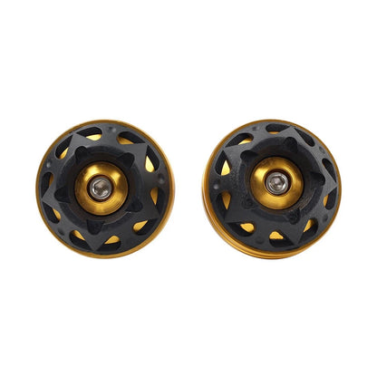 Gold Front Fork Frame Slider Wheel Crash Protection for Yamaha TMAX530 (2015–2022)