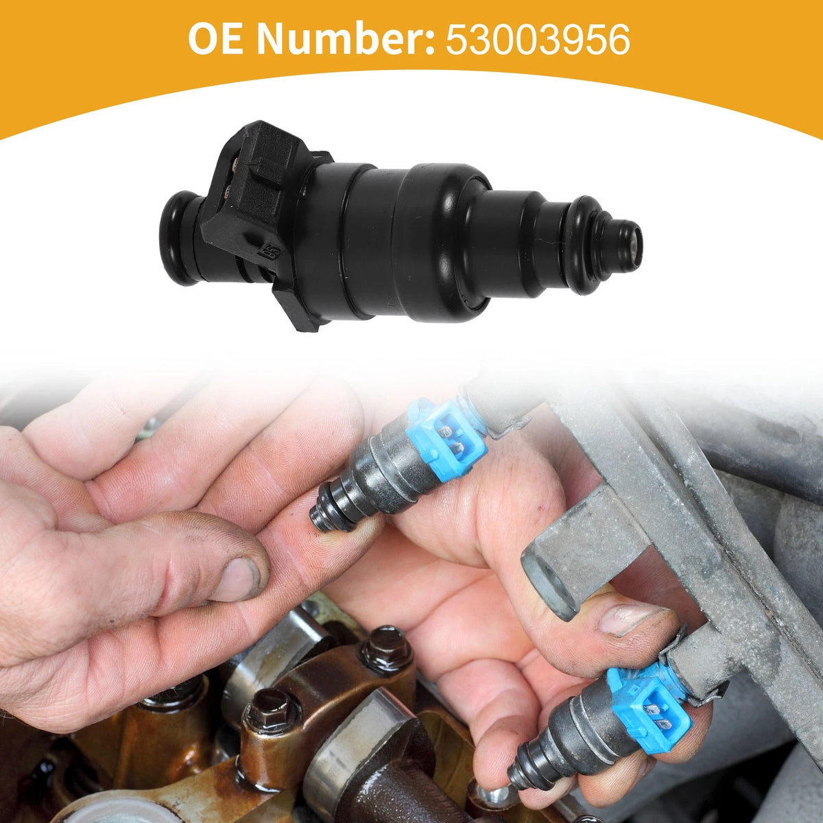 1 Pc Fuel Injector No.53003956 for Jeep Cherokee (1987–1990)