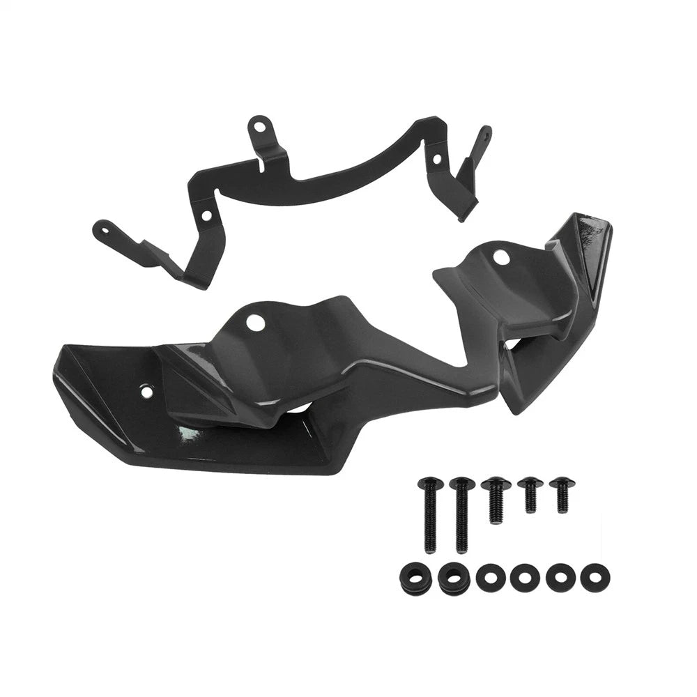 Gloss Black Front Spoiler Fairings for Kawasaki Z900 (2020–2024)