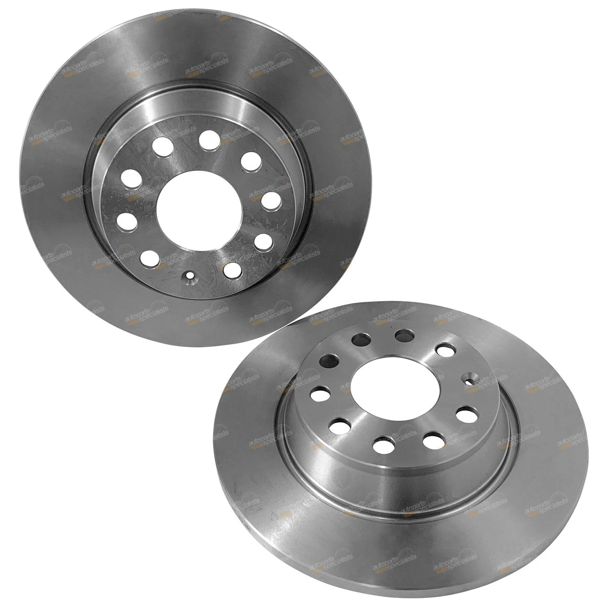 2x Rear Disc Brake Rotors for VW Jetta (2009–2010) 1KM CAVD 282mm