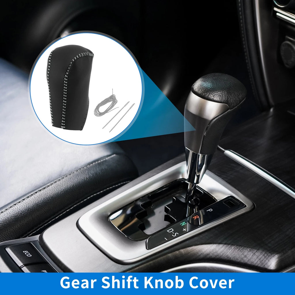 Gear Shift Knob Cover Replacement for Toyota RAV4 (2013–2016) Faux Leather