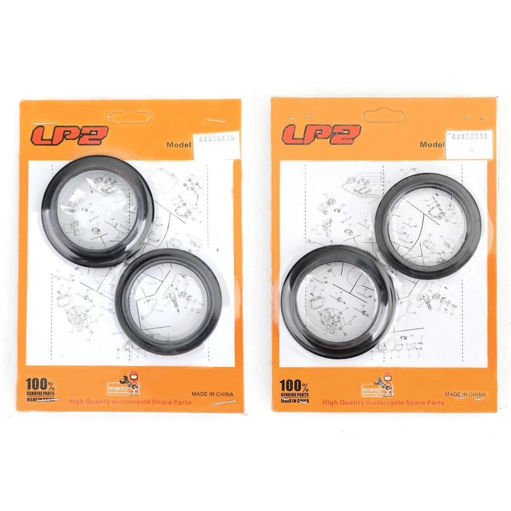 Fork Seal Dust Kit for Kawasaki ZX600 ZX636 Ninja ZX-6R ZZ-R600 ZX-9R (1998–2008)