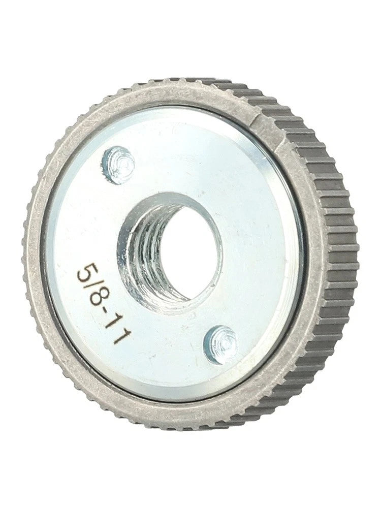 Secure Locking Nut for Angle Grinder (Quick Release, Silver)