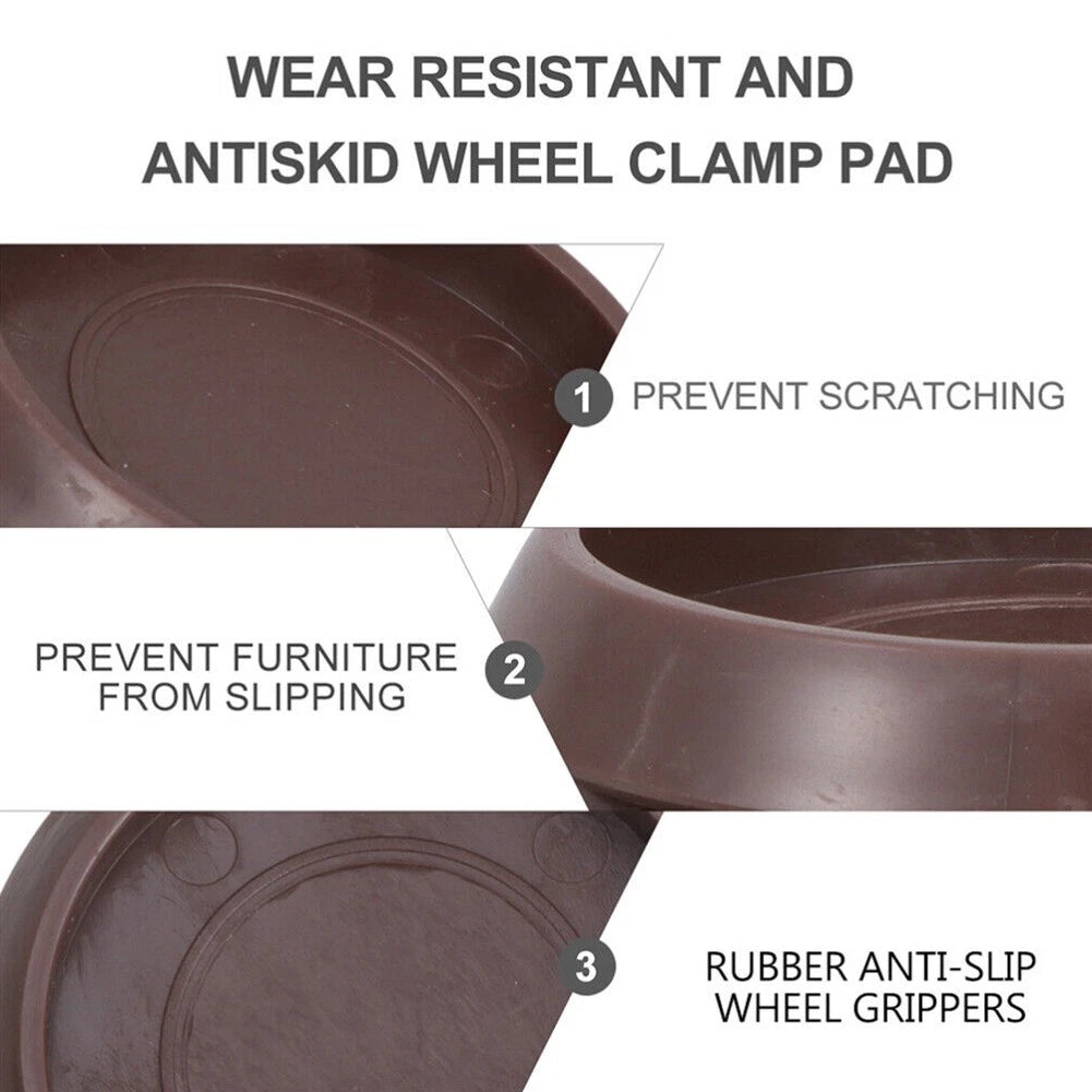 Caster Cups for Any Floor Type (Pack of 8)